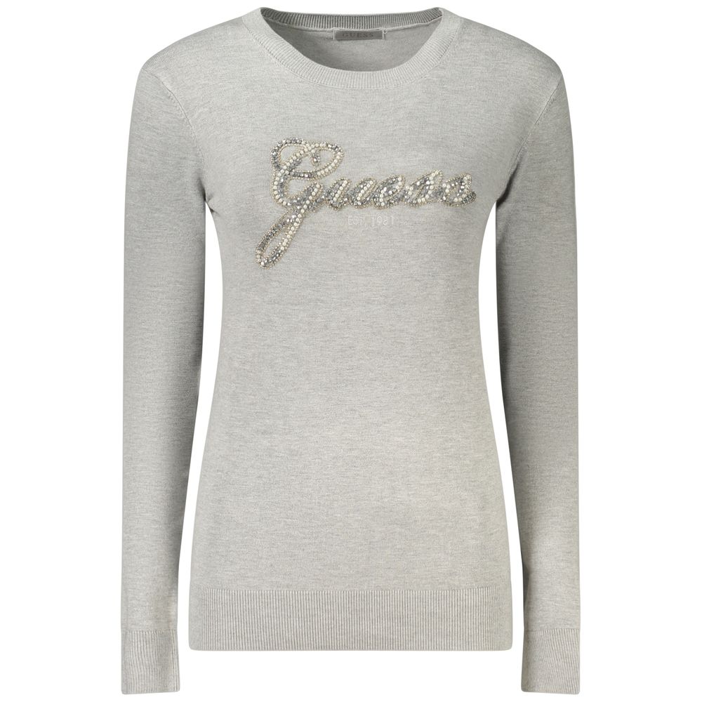 Gray Viscose Womens Sweater