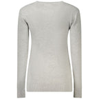 Gray Viscose Womens Sweater