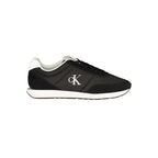 Black Polyurethane Men's Sneaker