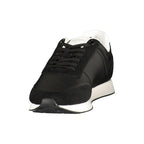 Black Polyurethane Men's Sneaker
