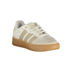 White Polyester Womens Sneaker