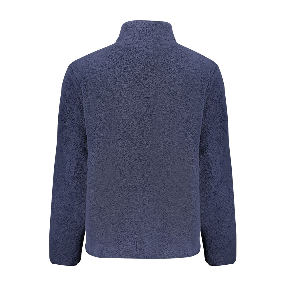 Blue Polyester Men's Sweatshirt