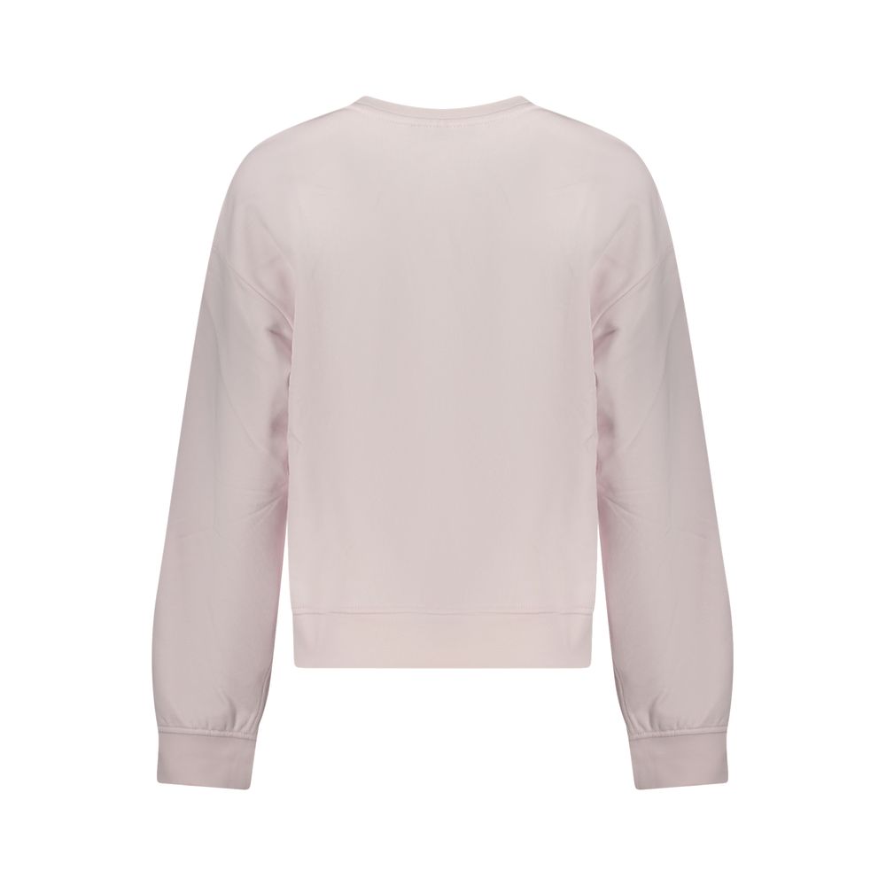 Pink Cotton Women's Sweatshirt