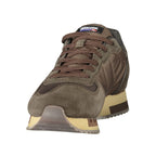 Brown Fabric Men's Sneaker