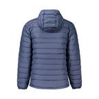 Blue Polyester Men's Jacket