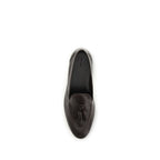 Brown Calf Leather Bos Taurus Slip-On Loafers