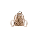 Beige Polyethylene Backpack