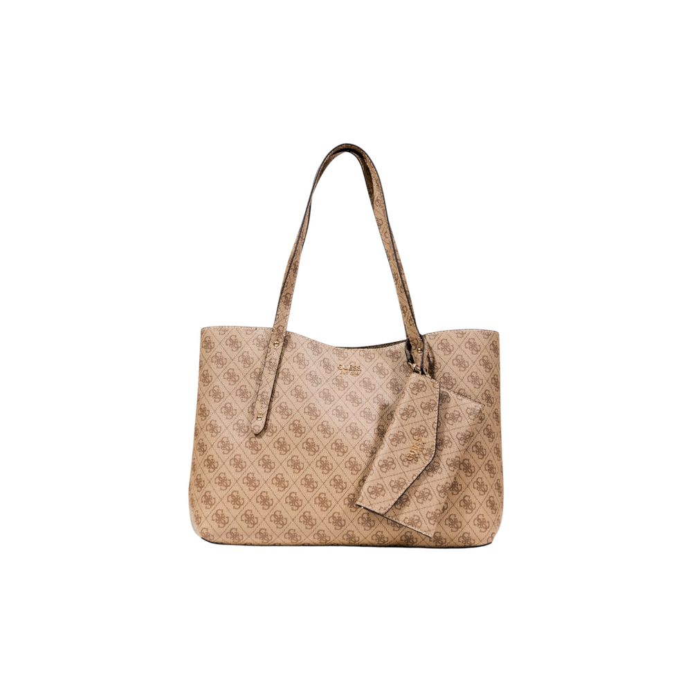 Beige Polyethylene Handbag