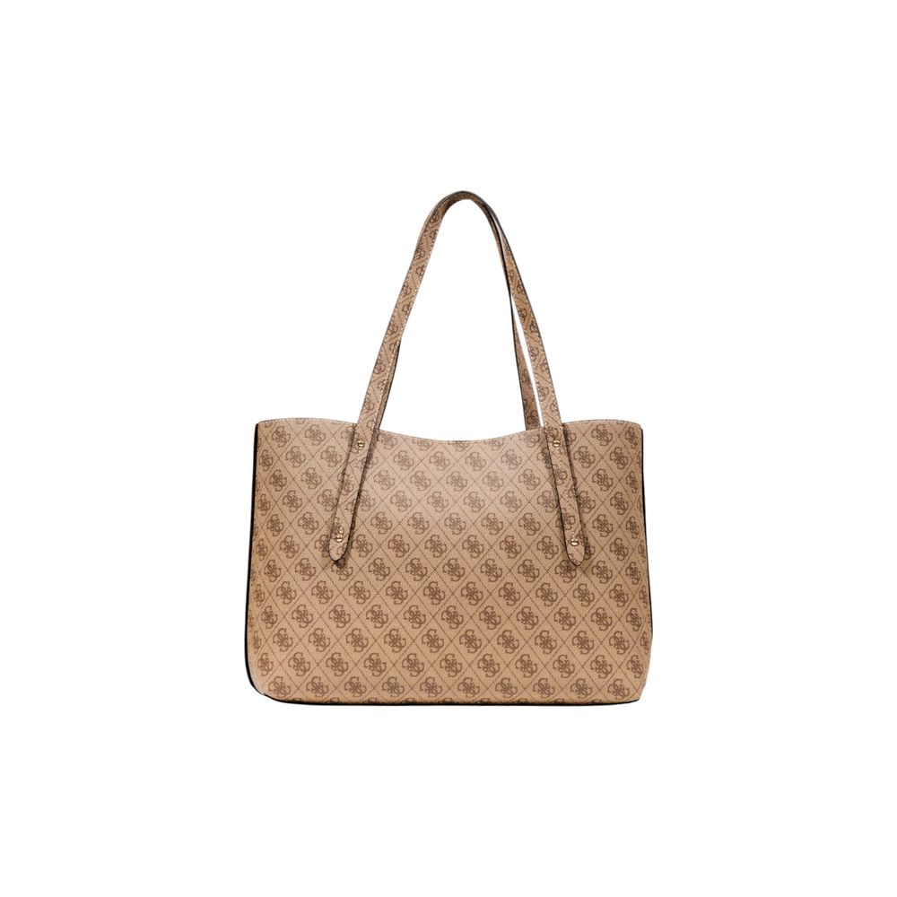 Beige Polyethylene Handbag