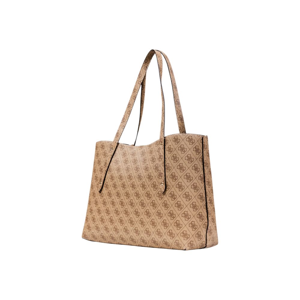 Beige Polyethylene Handbag