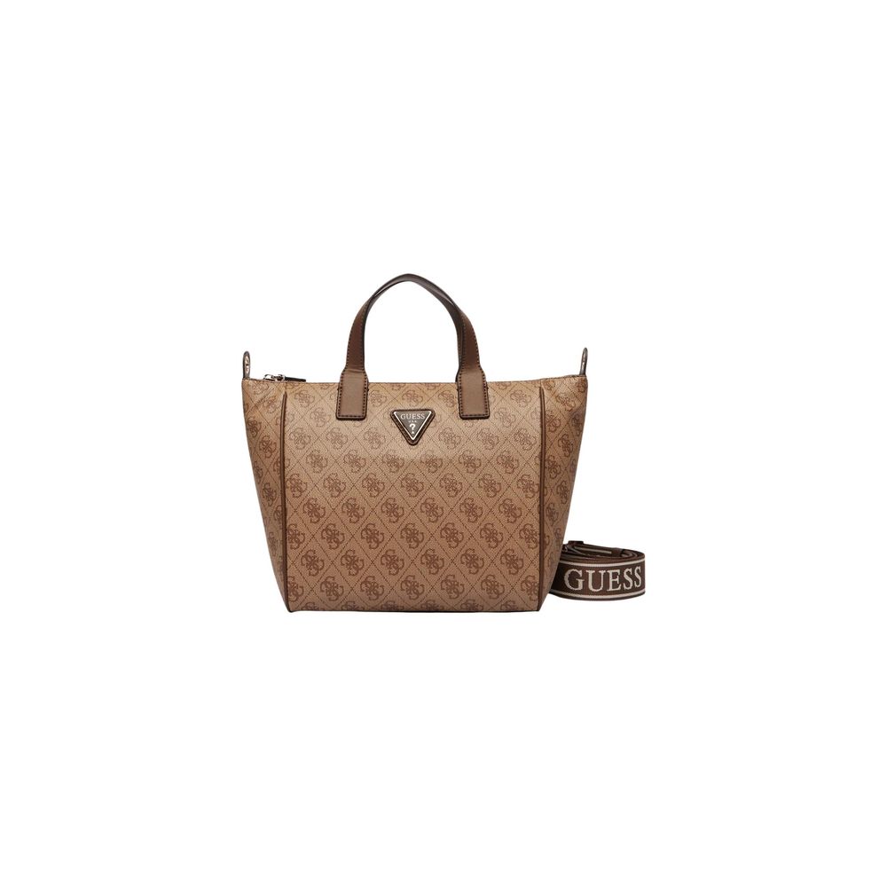 Beige Polyethylene Handbag