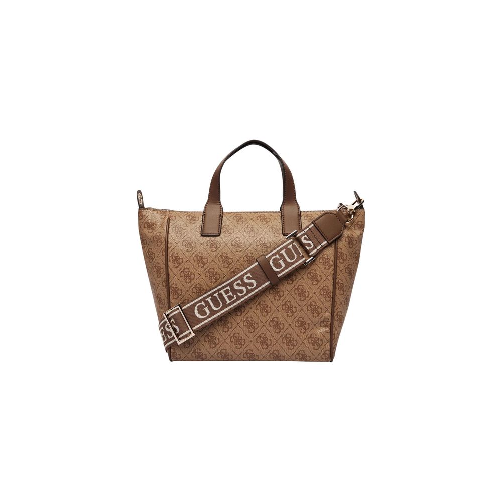 Beige Polyethylene Handbag