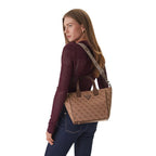 Beige Polyethylene Handbag