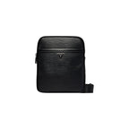 Black Polyethylene Messenger Bag
