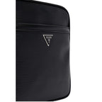 Black Polyethylene Messenger Bag