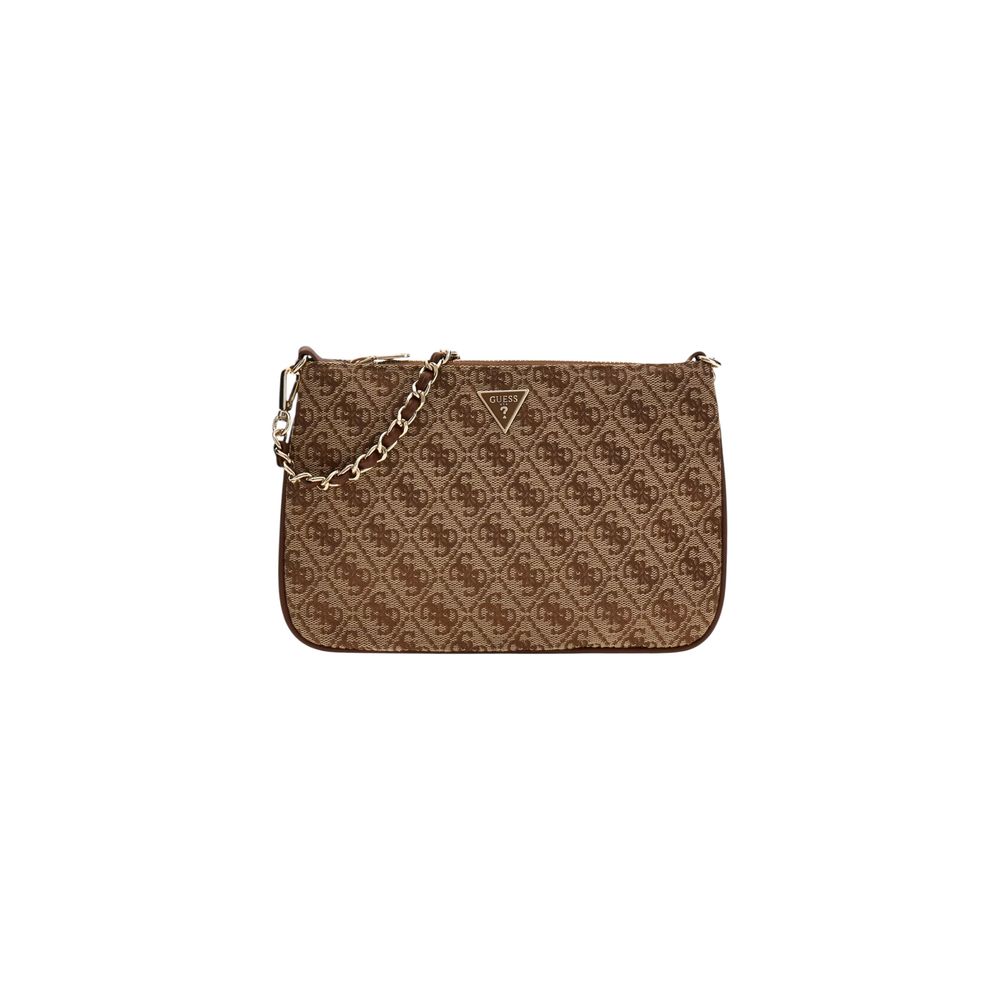 Beige Polyester Handbag