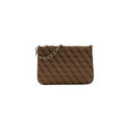 Beige Polyester Handbag