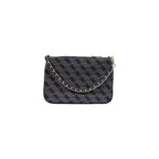 Gray Polyester Handbag