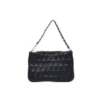 Black Polyethylene Clutch Bag