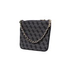 Gray Polyester Handbag