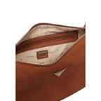 Brown Suede Leather Handbag