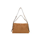 Brown Polyester Handbag