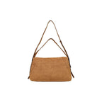 Brown Polyester Handbag