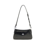 Black Calf Leather Bos Taurus Shoulder Bag