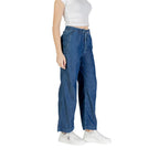 Blue Lyocell Mom Jeans