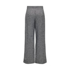 Gray Recycled Polyester Casual Pants