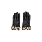 Black Leather Gloves