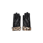 Black Leather Gloves