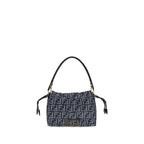Blue Cotton Shoulder Bag