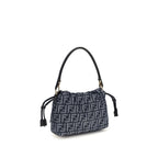 Blue Cotton Shoulder Bag