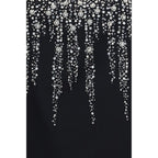 Black Wool Oves Aries Cocktail Dress