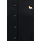 Black Cotton Cardigan