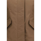 Brown Cotton Parka