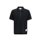 Black Cotton Polo Shirt
