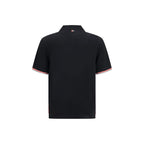 Black Cotton Polo Shirt