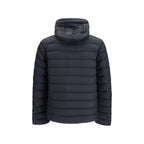 Black Polyamide Full-Length Jacket
