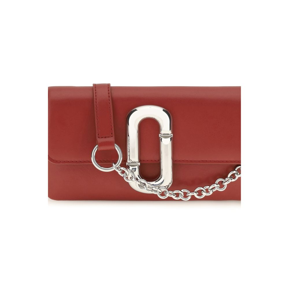 Red Calf Leather Bos Taurus Wallet