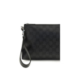 Black Fabric Clutch Bag