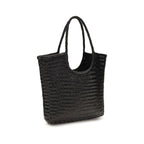 Black Calf Leather Bos Taurus Handbag