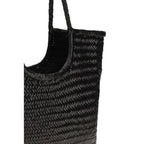 Black Calf Leather Bos Taurus Handbag