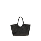 Black Calf Leather Bos Taurus Handbag