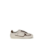 White Calf Leather Bos Taurus Athletic Sneakers