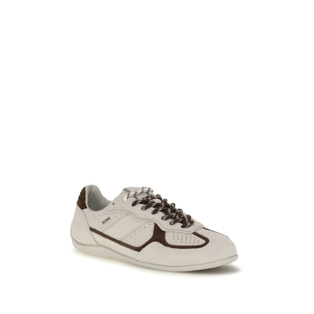 White Calf Leather Bos Taurus Athletic Sneakers