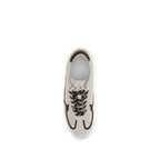 White Calf Leather Bos Taurus Athletic Sneakers