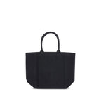Black Cotton Shoulder Bag