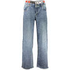 Blue Cotton Womens Jeans